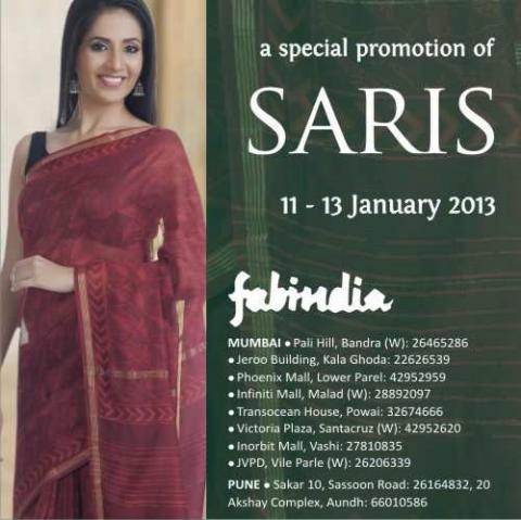 fabindia_SariPromotion_11_13Jan2013